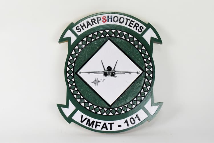 VMFAT-101 Sharpshooters Plaque