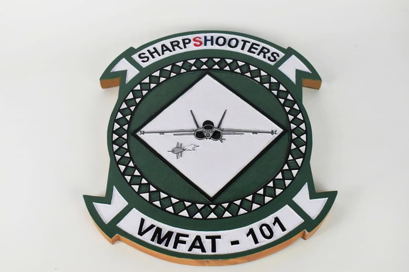 VMFAT-101 Sharpshooters Plaque