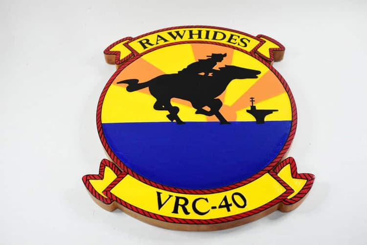 VRC-40 Rawhides Plaque