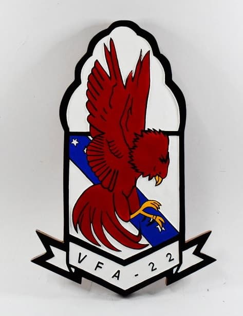 VFA-22 Fighting Redcocks Plaque