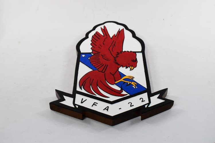 VFA-22 Fighting Redcocks Plaque