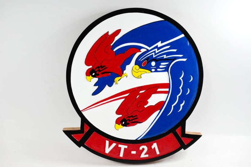 VT-21 Red Hawks Plaque