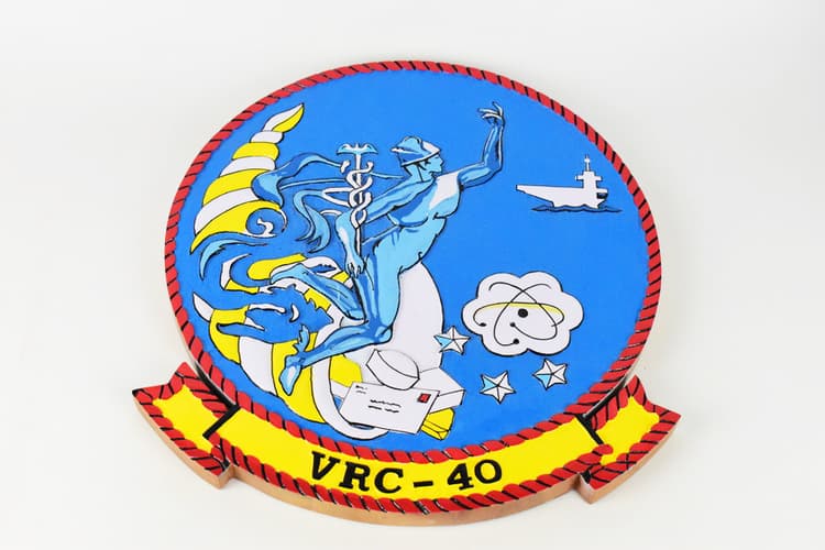 VRC-40 Rawhides Plaque (older logo)
