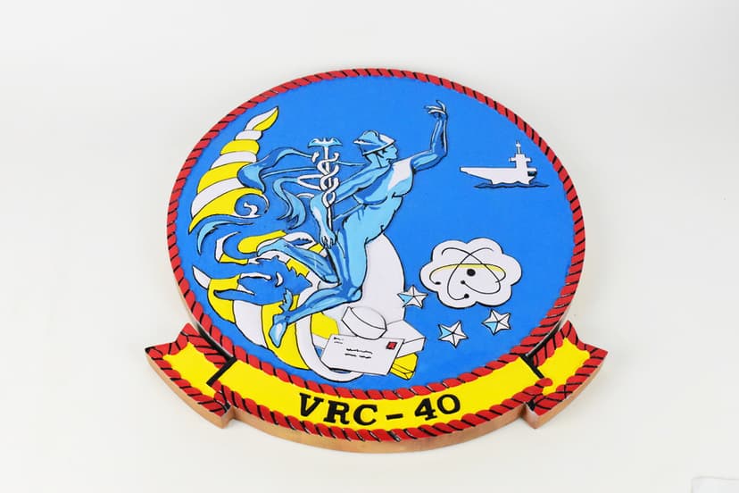 VRC-40 Rawhides Plaque (older logo)