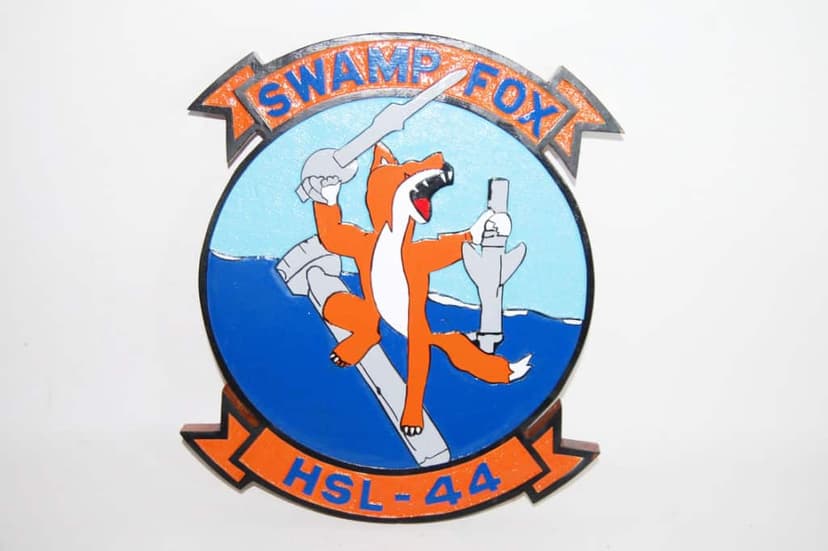 HSL-44 Swamp Foxes Plaque