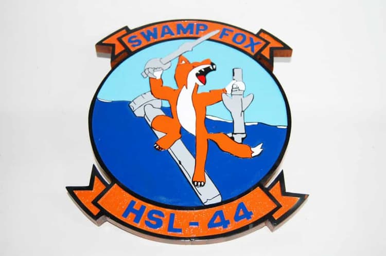 HSL-44 Swamp Foxes Plaque