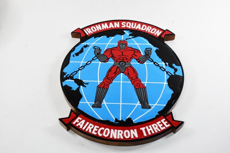 VQ-3 Ironmen Plaque