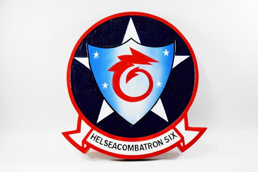 HSC-6 Indians Plaque