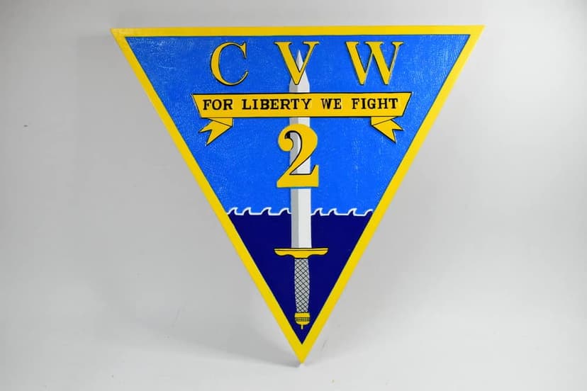 Carrier Air Wing Two CVW-2 Plaque