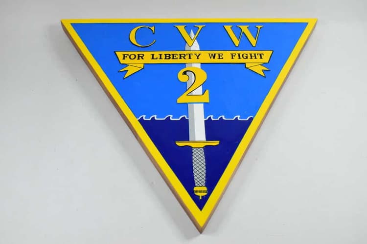 Carrier Air Wing Two CVW-2 Plaque