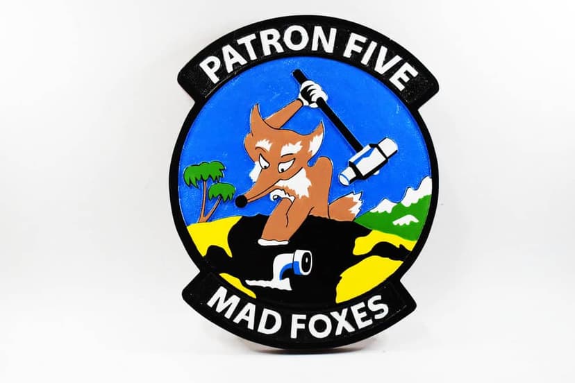 VP-5 Madfoxes Plaque