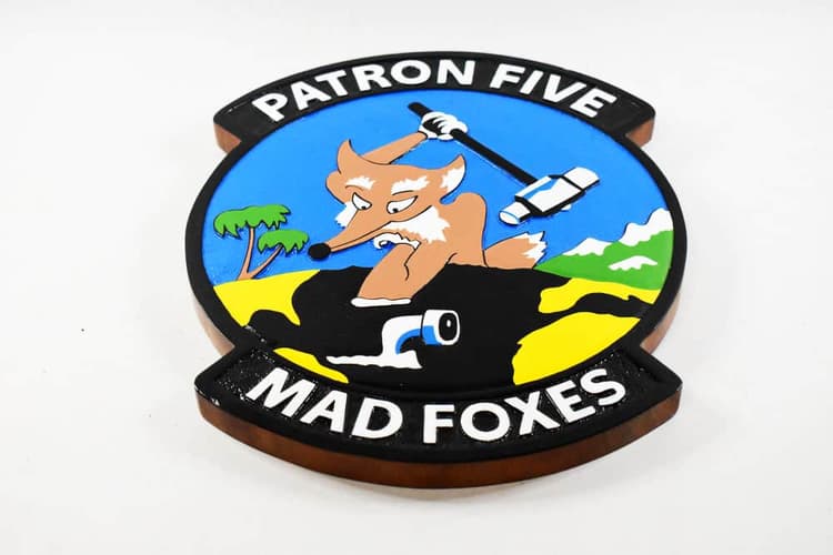 VP-5 Madfoxes Plaque