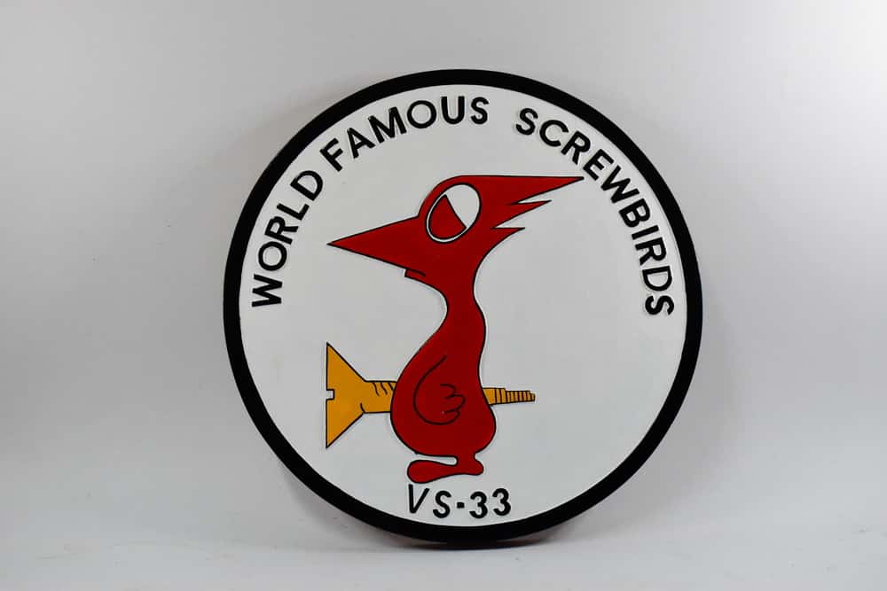 VS-33 Screwbirds Plaque
