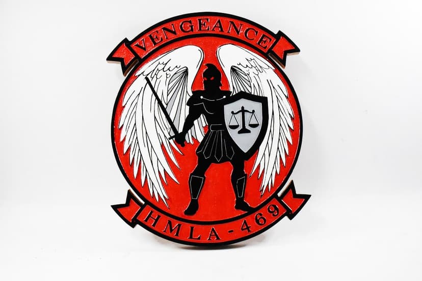 HMLA-469 Vengeance Plaque