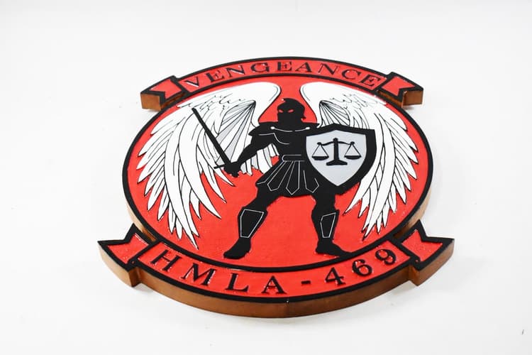 HMLA-469 Vengeance Plaque