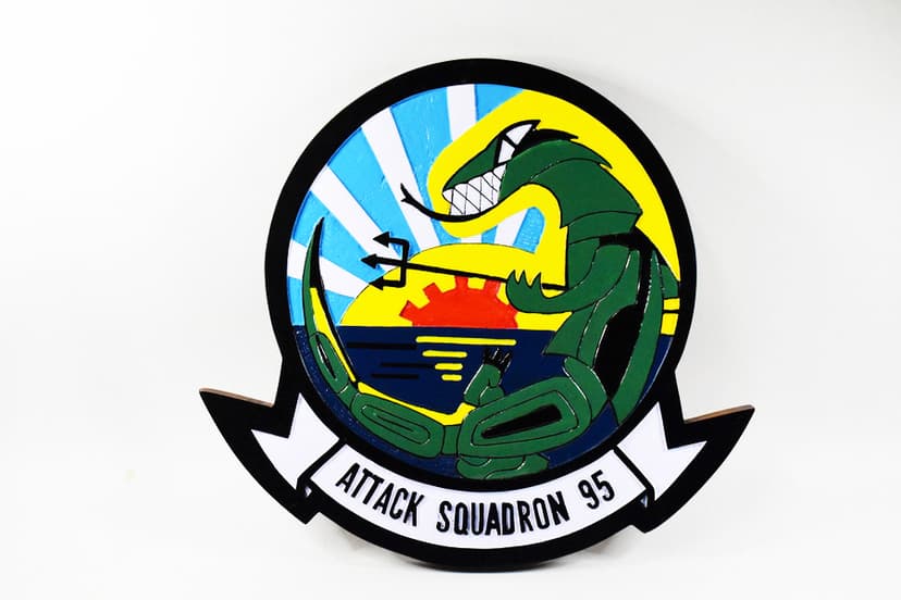 VA-95 Green Lizards Plaque