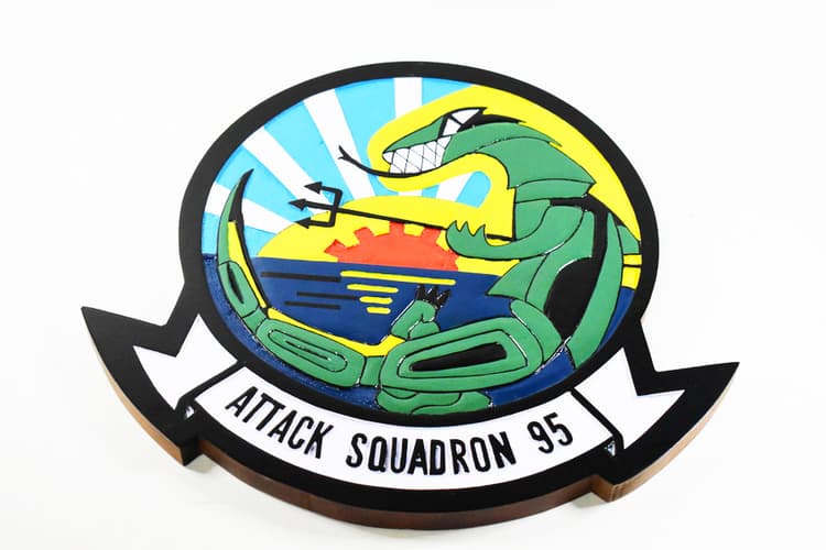 VA-95 Green Lizards Plaque