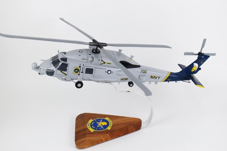 MH-60R, HSM-70 Spartans, 16" Mahogany Scale Model