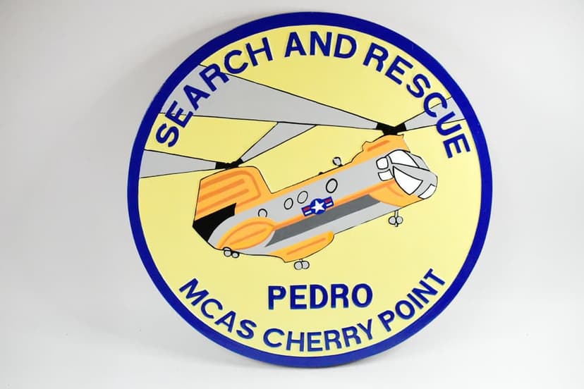 CH-46 Search and Rescue Pedro Plaque