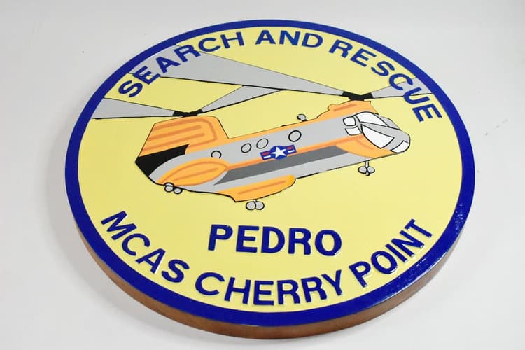 CH-46 Search and Rescue Pedro Plaque