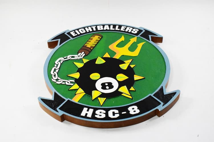 HSC-8 Eightballers Plaque