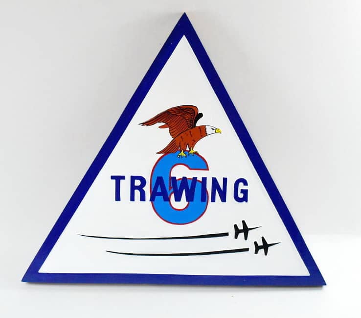 TAW-6 Training Air Wing Six Plaque