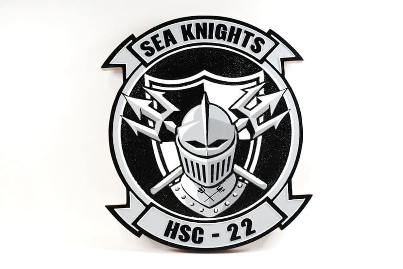 HSC-22 Sea Knights Plaque