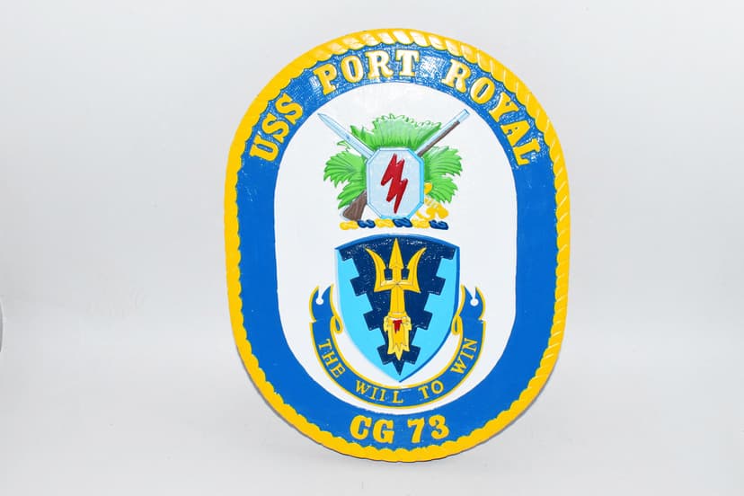 USS Port Royal CG-73 Plaque