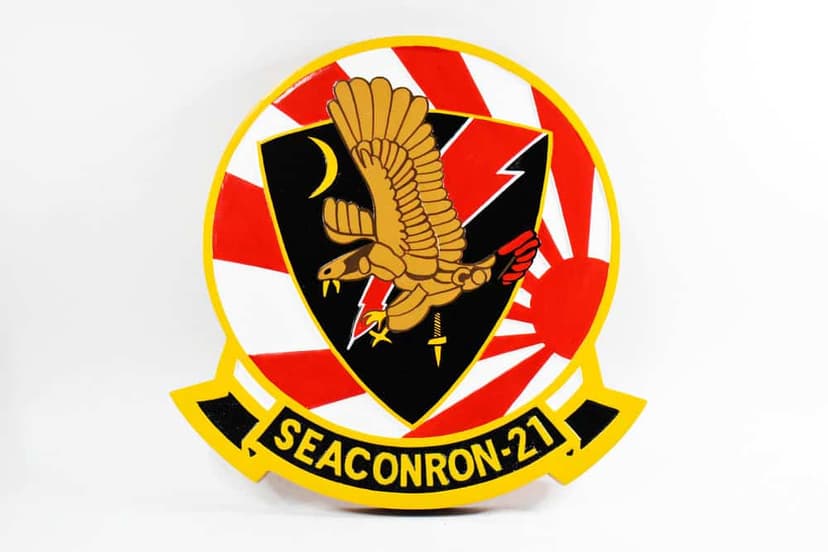 VS-21 Fighting Redtails Plaque