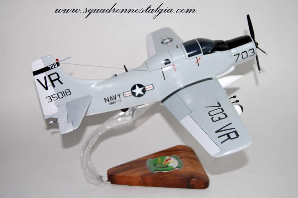 VAW-13 Zappers EA-1f Skyraider Model