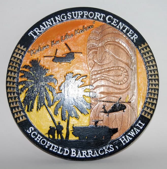 Schofield Army Barracks Plaque