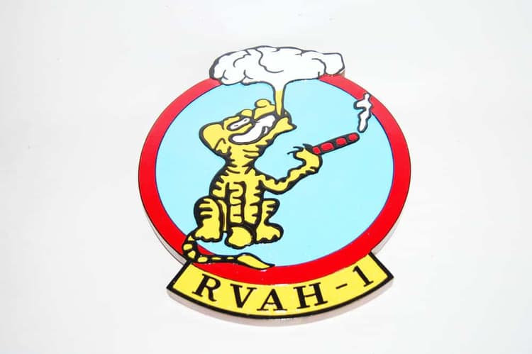 RVAH-1 Smokin' Tigers Plaque