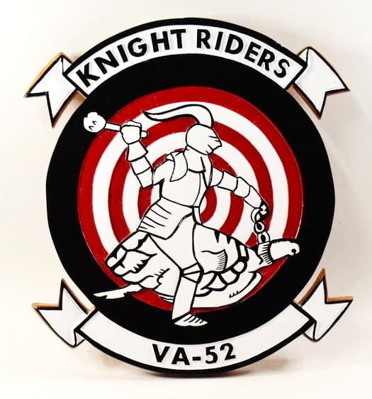 VA-52 Knight Riders Plaque