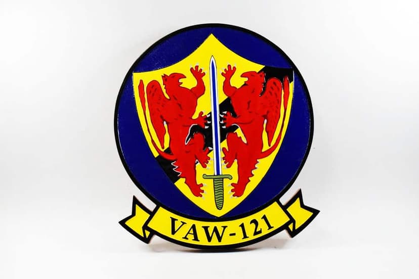 VAW-121 Blue Tails Plaque