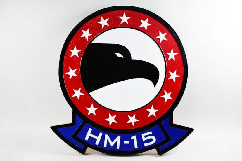 HM-15 Blackhawks Plaque