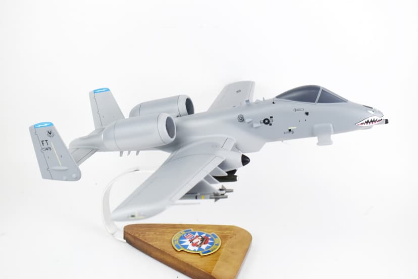 74th Fighter Squadron Flying Tigers A-10 Warthog Model