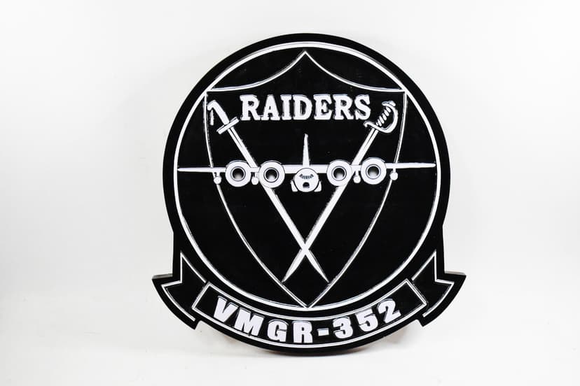 VMGR-352 Raiders Plaque