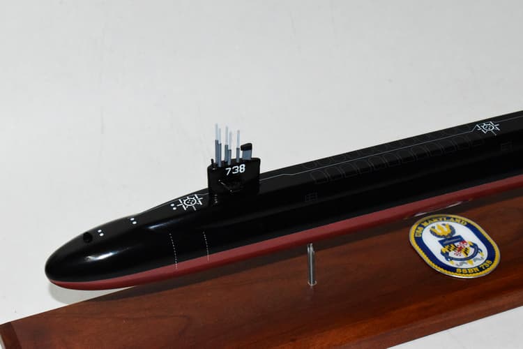 USS Maryland SSBN-738 Submarine Model