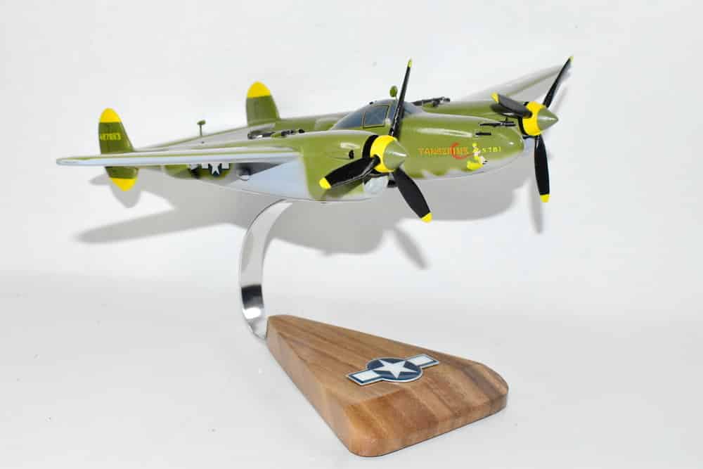 Tangerine P-38 Lightning Model
