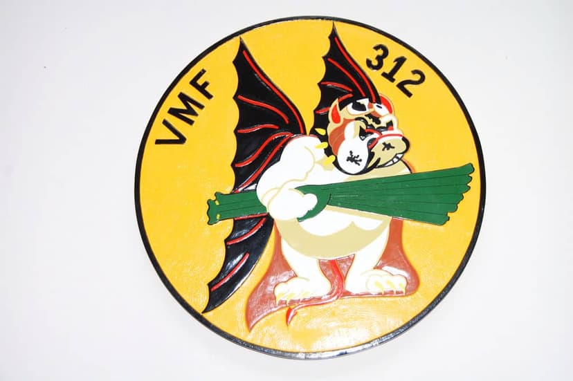 VMF-312 Checkerboards Plaque