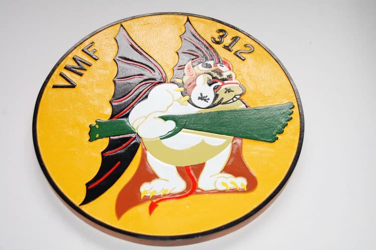 VMF-312 Checkerboards Plaque