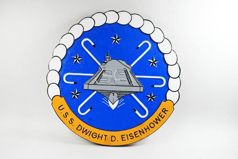 USS Dwight D Eisenhower (CVN-69) Plaque