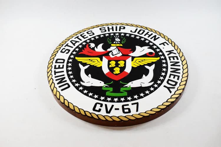 USS John F. Kennedy (CV-67) Plaque