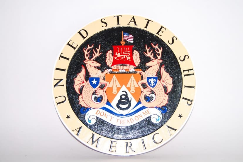 CV-66 USS America Plaque