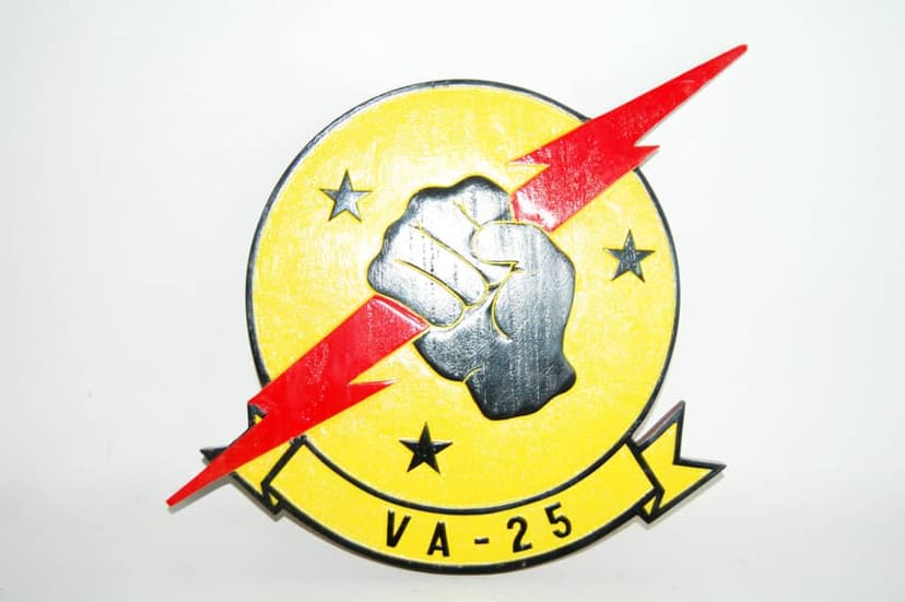 VA-25 “Fist of the Fleet” Plaque
