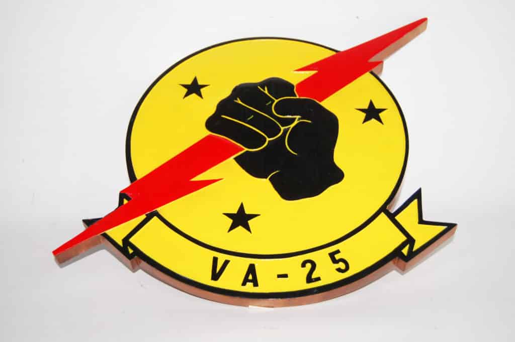 VA-25 “Fist of the Fleet” Plaque
