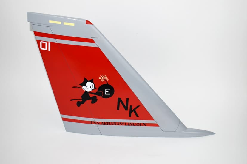 VF-31 Tomcatters F-14 Tomcat Tail Flash Plaque