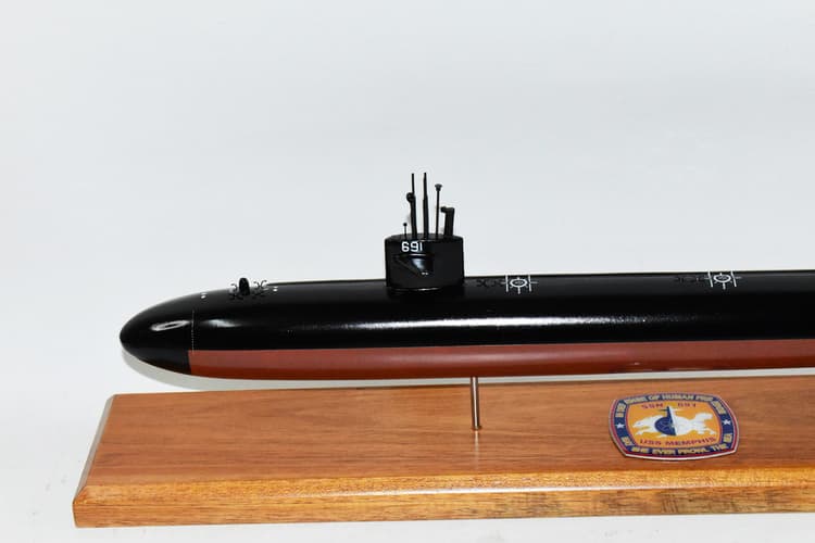 USS Memphis (SSN-691) Submarine Model