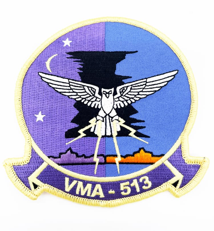 VMA-513 Flying Nightmares Patch – Sew On, 4.5"
