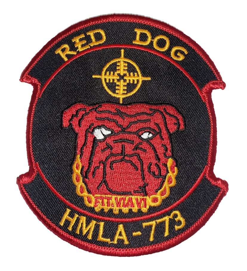 HMLA-773 Red Dog Patch – Sew on